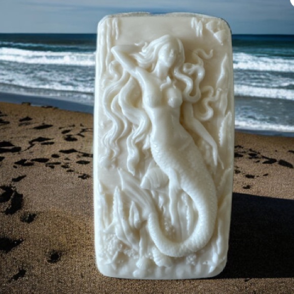 Hand Crafted Soap Mermaid Bar - Picture 2 of 6
